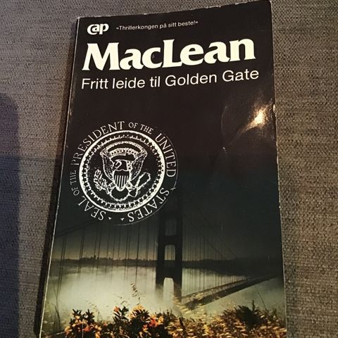 Pocketbok: Maclean, fritt leide til Golden Gate