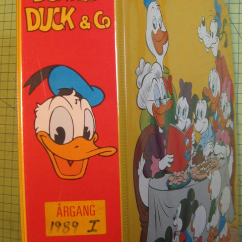 Donald Duck & Co i perm - 1989 - del 1. nr 2 - 26 + ekstra. Se bilder!