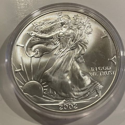 2002 AMERICAN SILVER EAGLE 1 OZ