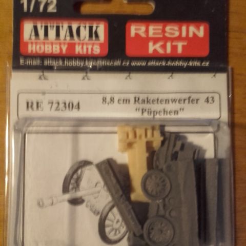 1/72 8,8 cm Raketenwerfer 43 "Püpchen" Attack Hobby Kits RE 72304