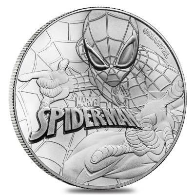 2017  Tuvalu Spiderman Marvel Series 1 oz sølv