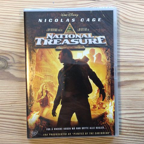 DVD: «National treasure» med Nicolas Cage.