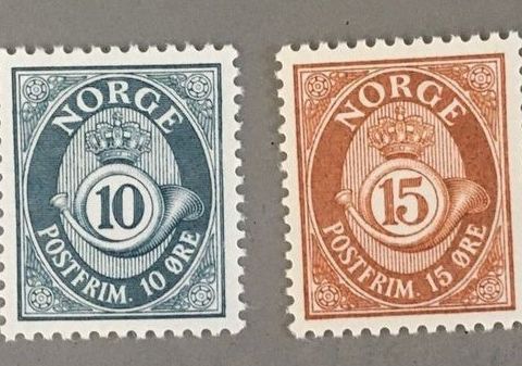 Norge 1962/65  Bruksmerker ståltrykk Vanlig papir NK 513-516 Postfrisk