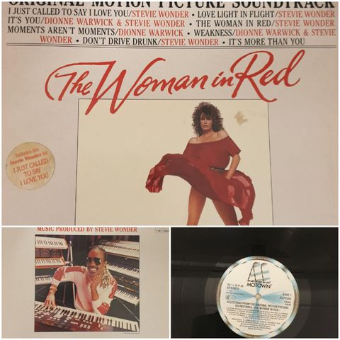 VINTAGE/RETRO LP-VINYL "THE WOMAN IN RED/STEVIE WONDER 1984"