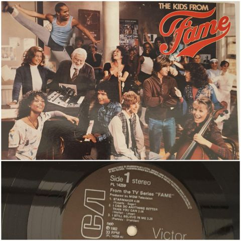 VINTAGE/RETRO LP-VINYL "THE KIDS FROM FAME 1982"