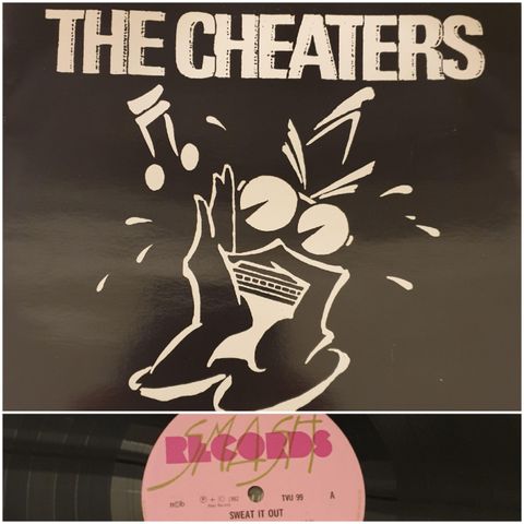 VINTAGE/RETRO LP-VINYL "THE CHEATERS/SWEAT IT OUT 1982"