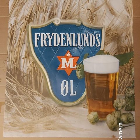 Ølreklame fra Frydenlund Originaltrykk fra 1950