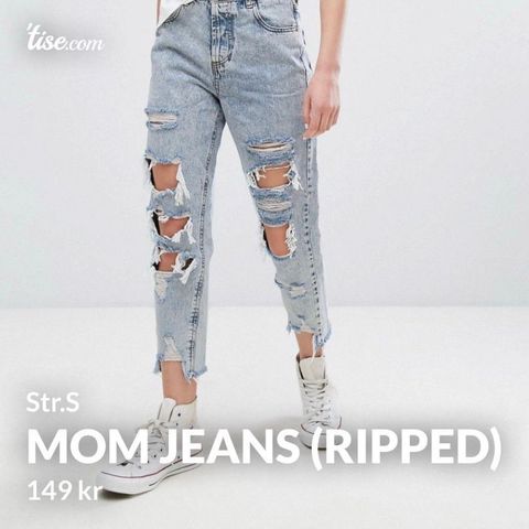 Ripped mom jeans 115kr