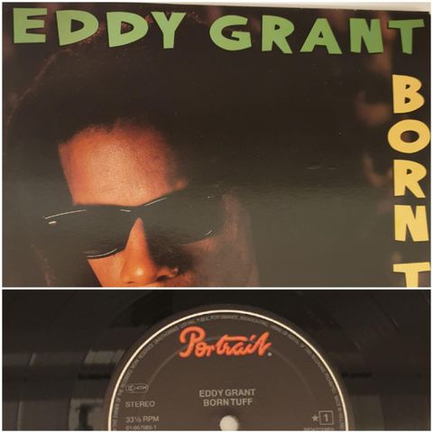 VINTAGE/RETRO LP-VINYL"EDDY GRANT/BORN TUFF 1986"