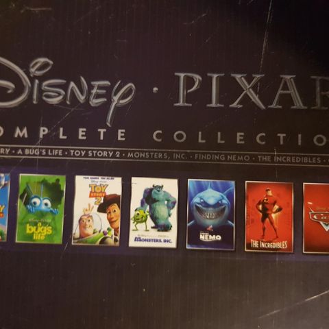 Disney Pixar-DVD-er selges
