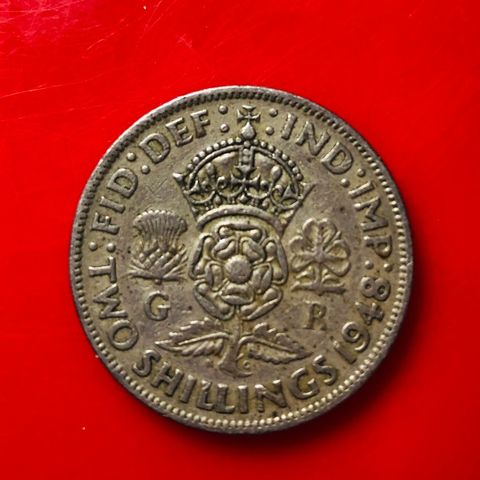 England Two Shilling 1948 (1531C)