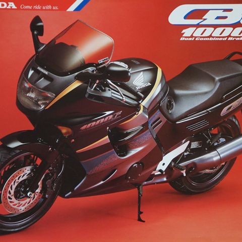 Honda CBR1000F brosjyre 90 talls