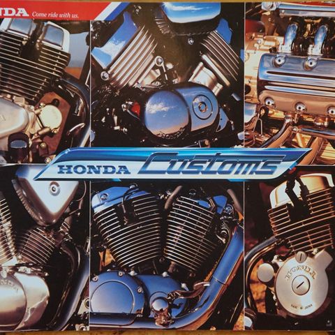 Honda Customs  1997 brosjyre  125cc -1500