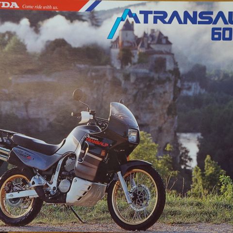 Honda Transalp  ca 1992 brosjyre