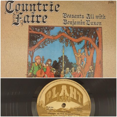 VINTAGE/RETRO LP-VINYL "COUNTRIE FAIRE/PEASANTS ALL WITH BENJAMIN LUXON 1979"