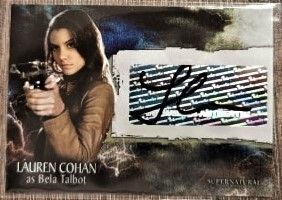 Inkworks Supernatural Lauren Cohan as Bela Talbot autografkort (Walking Dead)