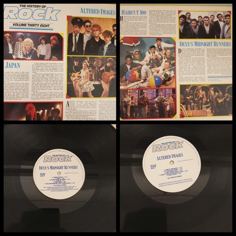 VINTAGE/RETRO LP-VINYL DOBBEL "JAPAN - ALTERED IMAGES - HAIRCUT 100 - +++"