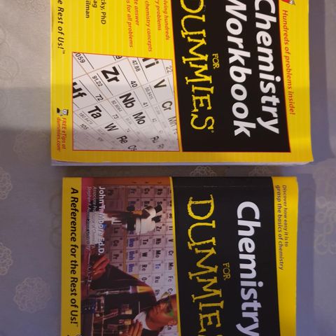 Chemistry for dummies + workbook