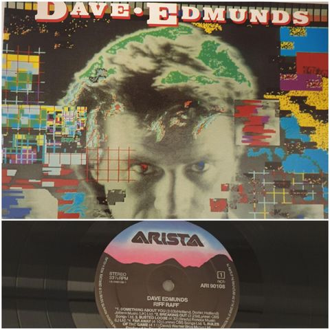 VINTAGE/RETRO LP-VINYL "DAVE EDMUNDS/RIFF RAFF 1984"