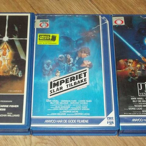 Star Wars VHS ønsket kjøpt