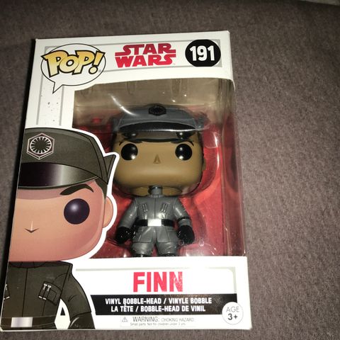 Funko pop, Finn (191), Star Wars, The last Jedi.