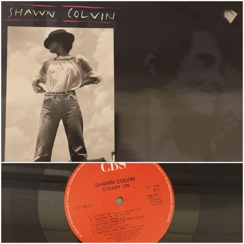 VINTAGE/RETRO LP-VINYL "SHAWN COLVIN/STEADY ON 1989"