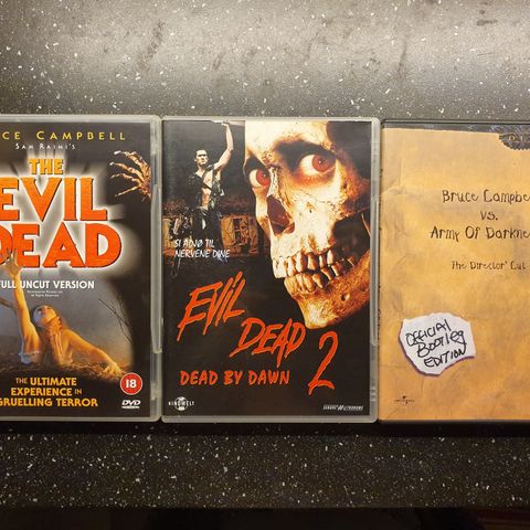 DVD Evil Dead-filmer