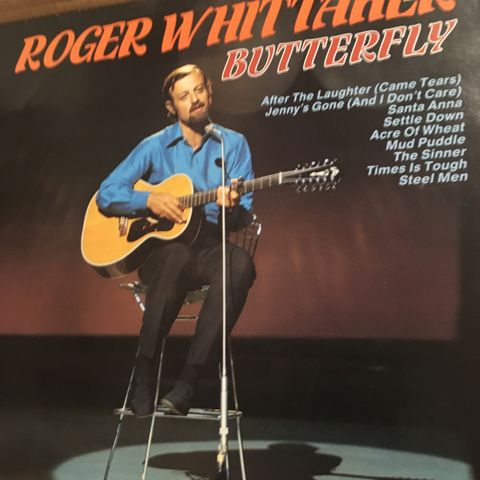 Roger Whittaker - Butterfly. LP fra 1969