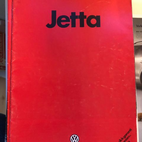 12 ulike VW-brosjyrer av Jetta, Bora og Vento fra 1980-2008 selges