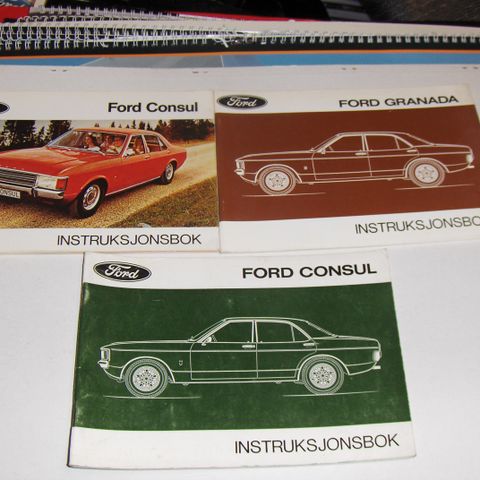 NOS instruksjonsbøker Ford Consul - Granada