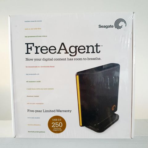 Seagate FreeAgent Desktop USB 2.0 250GB

Harddisk