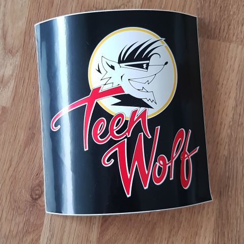 Vintage Teen Wolf sticker, 80s, retro, Michael J. Fox