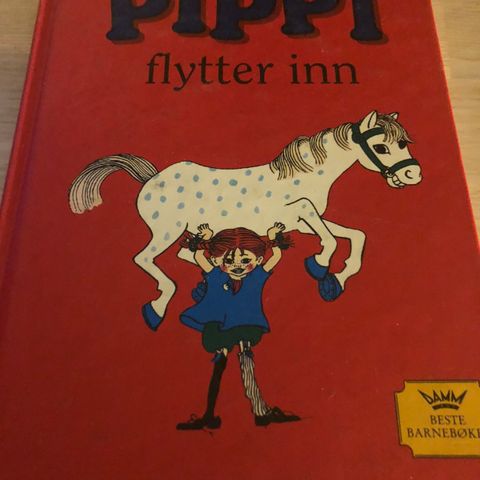 Astrid Lindgren sin bok Pippi flytter inn til salgs.