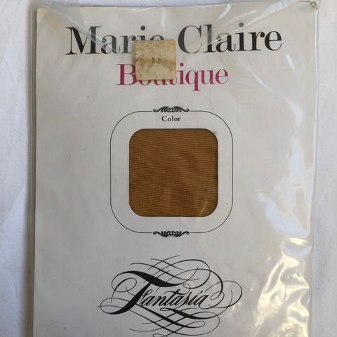 Vintage sennep farget tights Marie Claire S