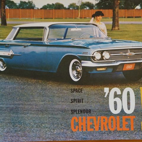 1960 Chevrolet brosjyre