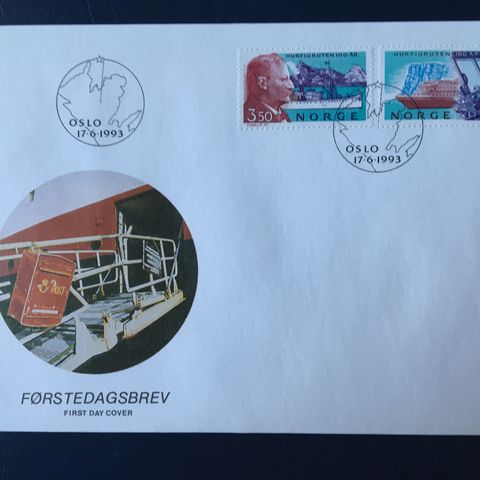 Norge 1993 FDC Hurtigruten NK 1176-1177