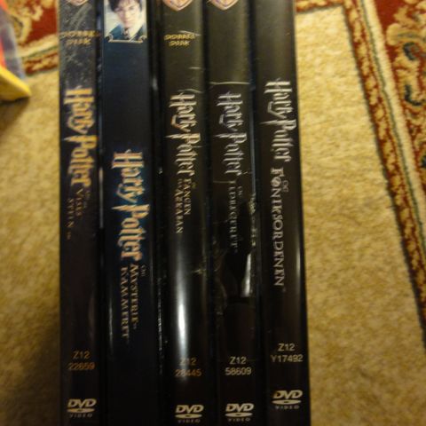 Harry Potter DVD 5 samling