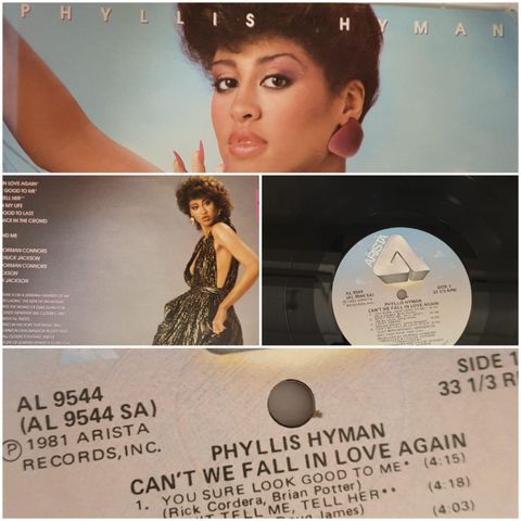 VINTAGE/RETRO LP-VINYL "PHYLLIS HYMAN/CAN'T WE FALL IN LOVE AGAIN 1981"