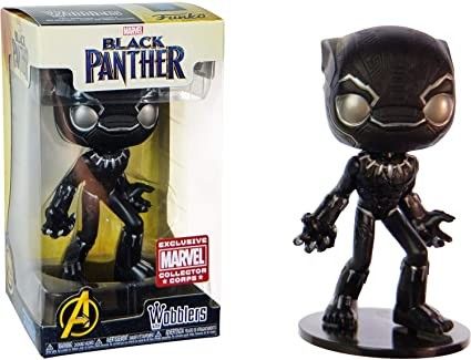 Funko Wacky Wobbler BLACK PANTHER fra Marvel Collector Corps