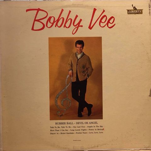 Bobby Vee – Bobby Vee ( LP, Album, Mono, Ind 1961)