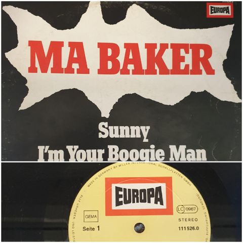VINTAGE/RETRO LP-VINYL "MA BAKER/SUNNY "