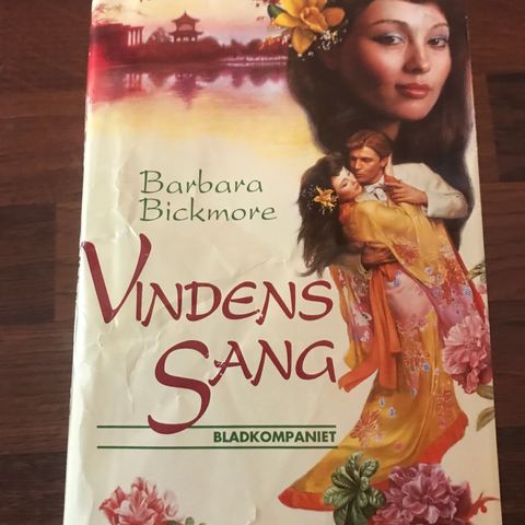 bok innbundet. Barbara Bickmore .Vindens Sang