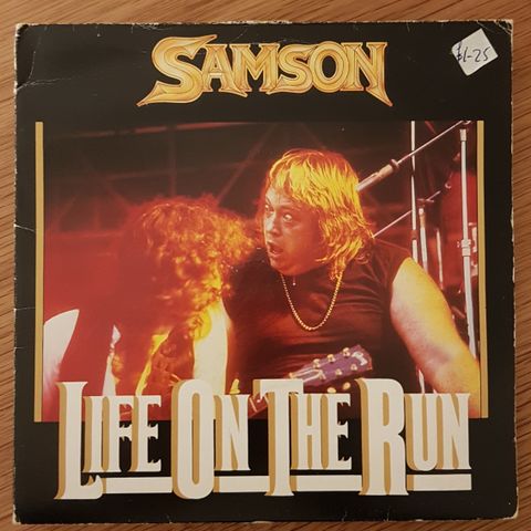 Samson - Life On The Run (Dobbel singel, vinyl).