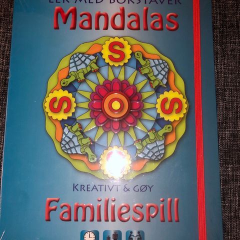 Lek med bokstaver- Mandalas spill