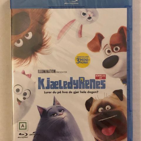 Kjæledyrenes hemmelige liv Blu-ray