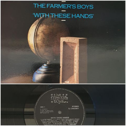 VINTAGE/RETRO LP-VINYL "THE FARMER'S BOYS/WITH THESE HANDS 1985" 