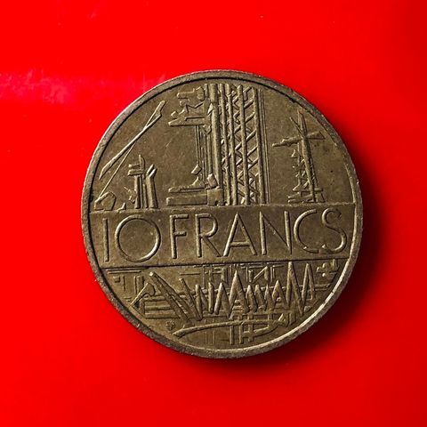 Frankrike 10 Francs 1976 . (1546C)