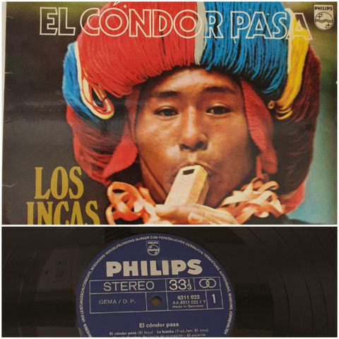 VINTAGE/RETRO LP-VINYL "EL CONDOR PASA/LOS INCAS "