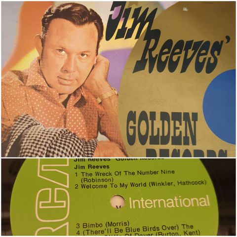 VINTAGE/RETRO LP-VINYL "JIM REEVES/GOLDEN RECORDS "