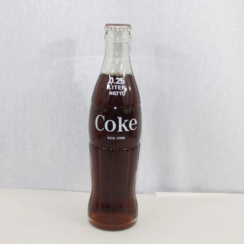 Svensk Coca-Cola glassflaske fra 1980